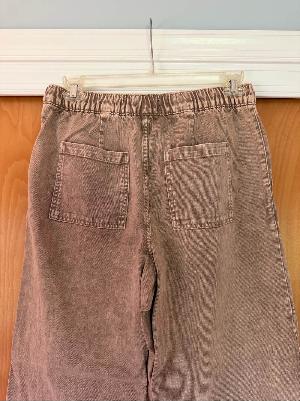 GAP Wide-Leg Drawstring Pants - Taupe - Picture 6 of 6